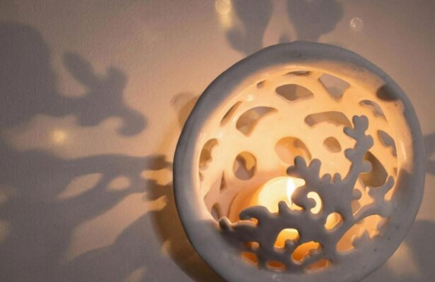 Мастер-класс для детей и взрослых «Новогодний подсвечник» (6+)